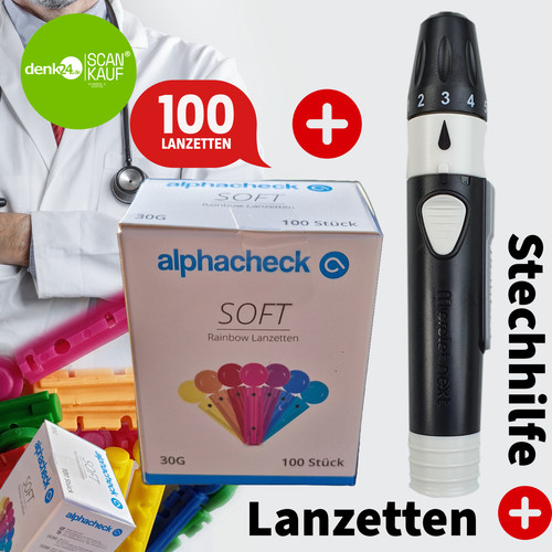 Alphacheck 30g lanzetten - 30g, –