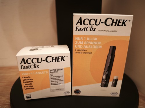 Accu chek fastclix - accu, stechhilfe