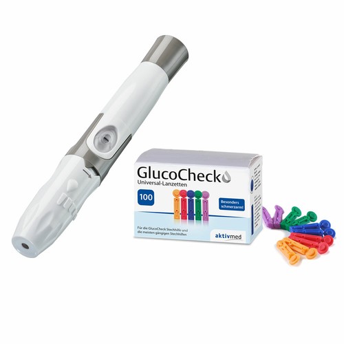 Glucocheck stechhilfe und 100 - und,