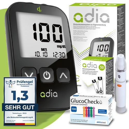 Adia set blutzuckermessgerät - adia-set,